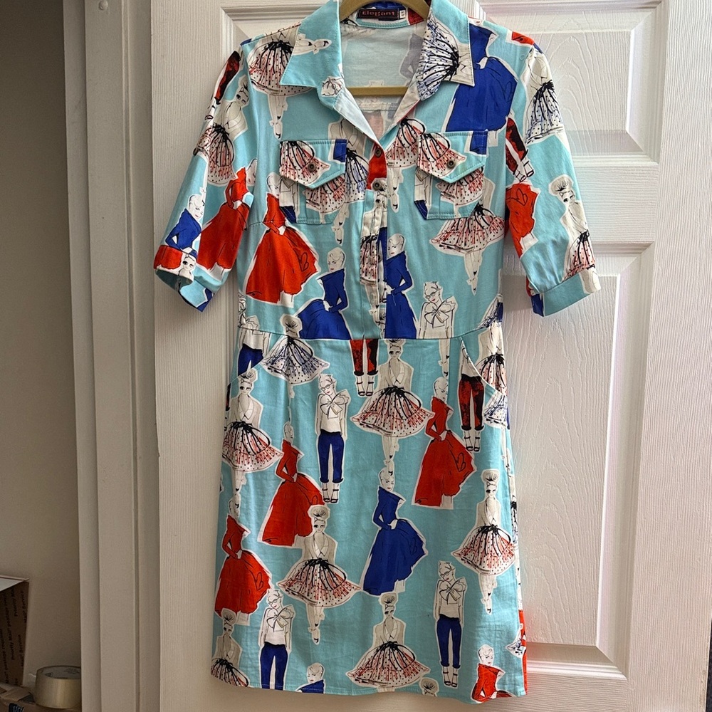 Gant Multicolor Graphic Print Dress